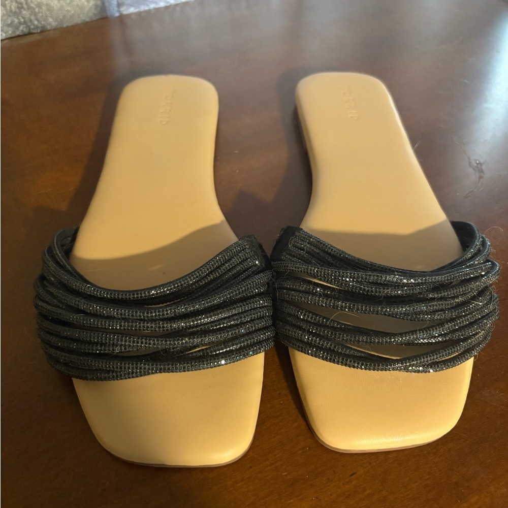 Women's Black Slide Sandals